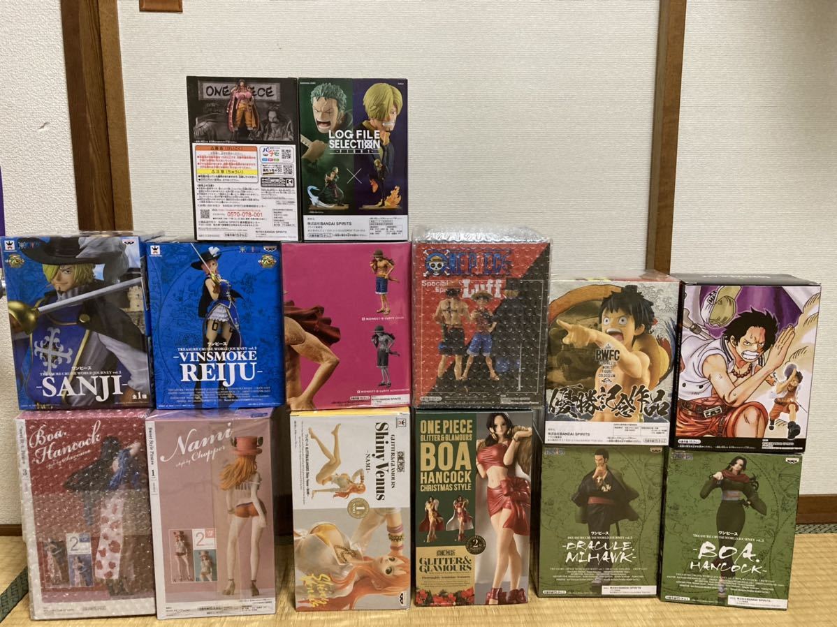 ワンピース フィギュア まとめ売り 新品未開封ナミ ハンコック エース