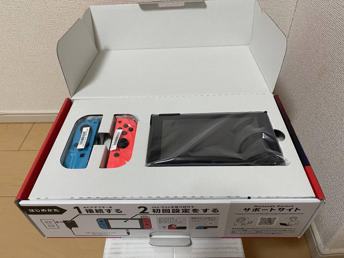 【1円スタート】【中古】Nintendo Switch　バッテリー持続　ネオンブルーネオンレッド　ニンテンドースイッチ　本体_画像8