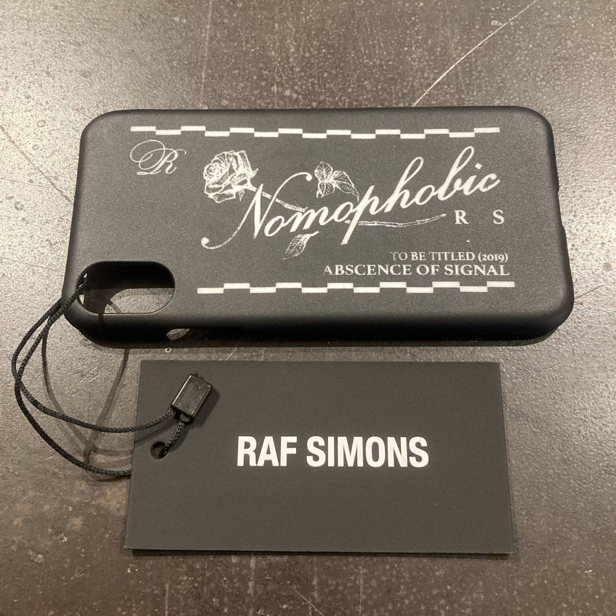  tag equipped unused 2019AW Raf Simons smart phone case / hard / print /iPhone