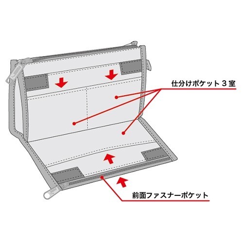 PUMA プーマ ハニカムマルチペンケース（ゴールド） クツワ 970PMGL_画像2