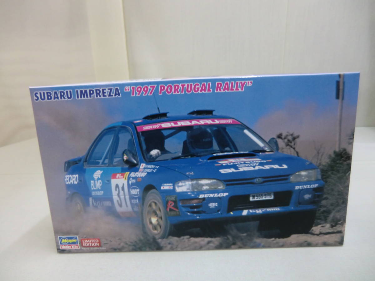 １：２４ スバルインプレッサ”１９９７　ポルトガルラリー” 限定品 ＨＡＳＥＧＡＷＡ Ｃ ２０４８３ ＭＡＤＥ ＩＮ ＪＡＰＡ_画像1