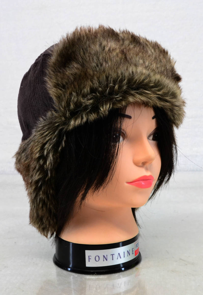 Ocean Ground ロシア帽子 ウシャンカ SALE 69%OFF 暖か 男女兼用 カタログギフトも！ ポリエステル 中古良品 表記サイズ56cm