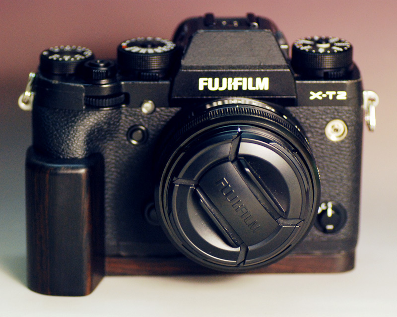  новый товар FUJIFILM Fuji пленка XT2 для рукоятка для сжимания ( черное дерево / черное дерево )