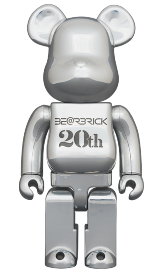 BE@RBRICK 20th Anniversary DEEP CHROME Ver.400％ ベアブリック WORLD WIDE TOUR3　bwwt3 MEDICOMTOY　メディコムトイ 新品 20周年　即決_画像4