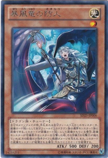 遊戯王 SD25-JP006 暴風竜の防人 レア 数量3_画像1