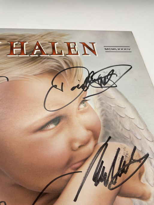 *Van Halen ( Van * partition Len ) member all member. with autograph LP record search Beatles square fancy cardboard Queen 