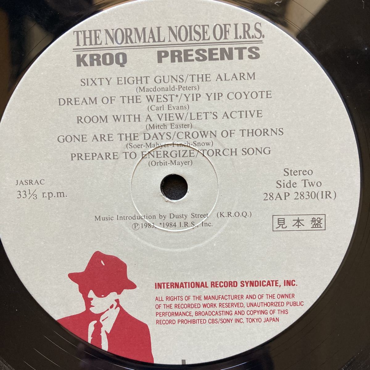 LP V.A / KROQ PRESENTS THE NORMAL NOISE OF I.R.S. [プロモ盤]_画像9