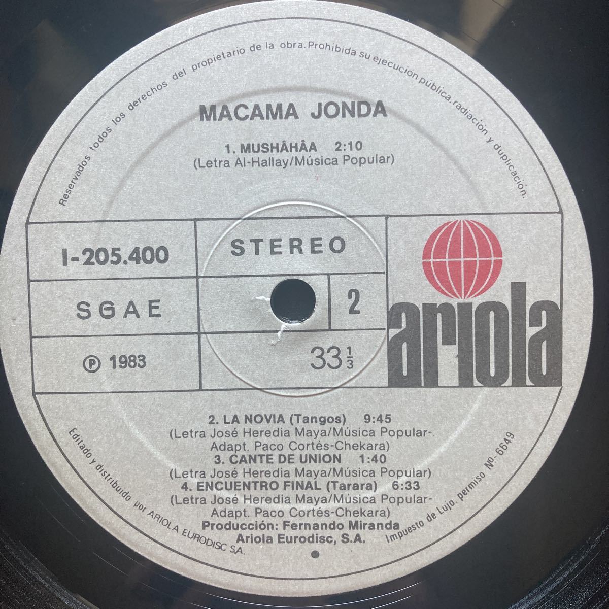 LP JOSE HEREDIA MAYA / MACAMA JONDA