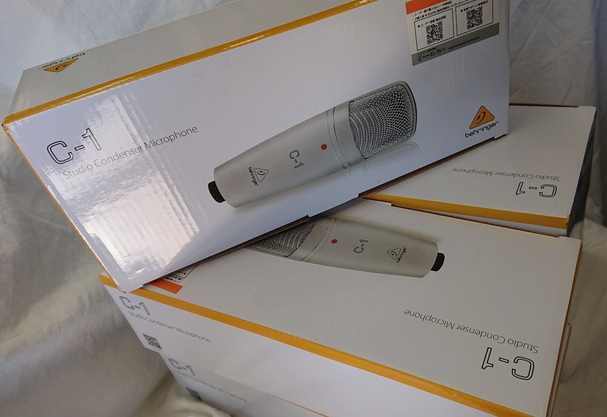 ＄綺麗【 5本セット BEHRINGER ベリンガー C-1 Studio Condenser Microphone コンデンサーマイク 箱入り スタジオ 音響 PA機器 】KH5296_画像4