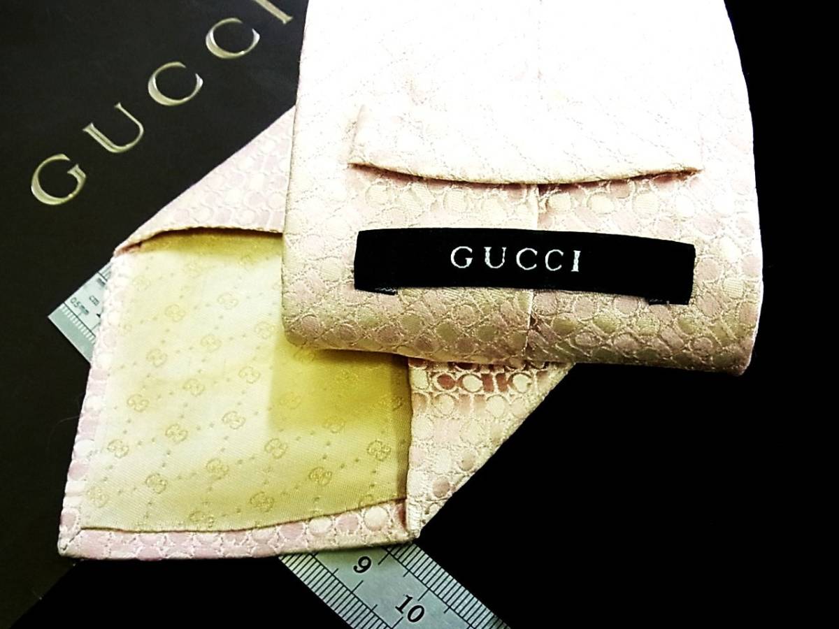 ◆SALE0005◆グッチ【GUCCI】「GG総ロゴ」ネクタイ_画像2