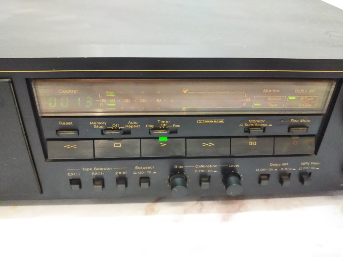 △ジャンク品　オーディオ機器　カセットデッキ　Nakamichi　CR-40　ナカミチ_画像6