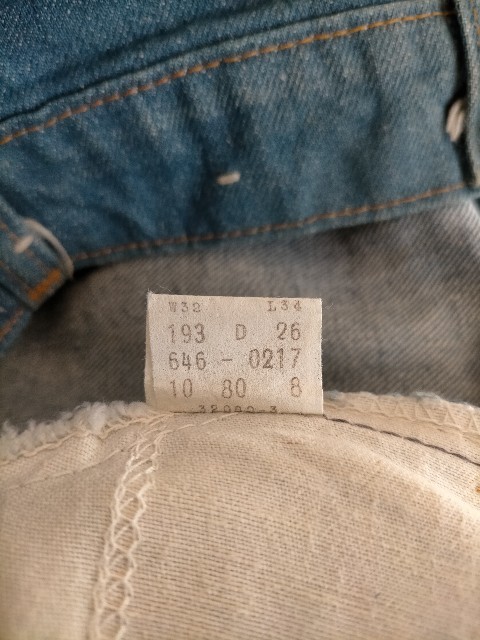 新品 送料無料新品 送料無料Levi's 646-0217 ビンテージ フレア