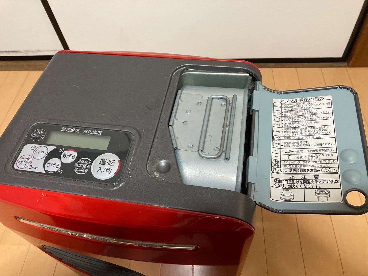 TOYOTOMI 石油ファンヒーター トヨトミ石油ファンヒーター 赤 TOYOTOMI 石油ファンヒーター トヨトミ石油ファンヒーター 赤
