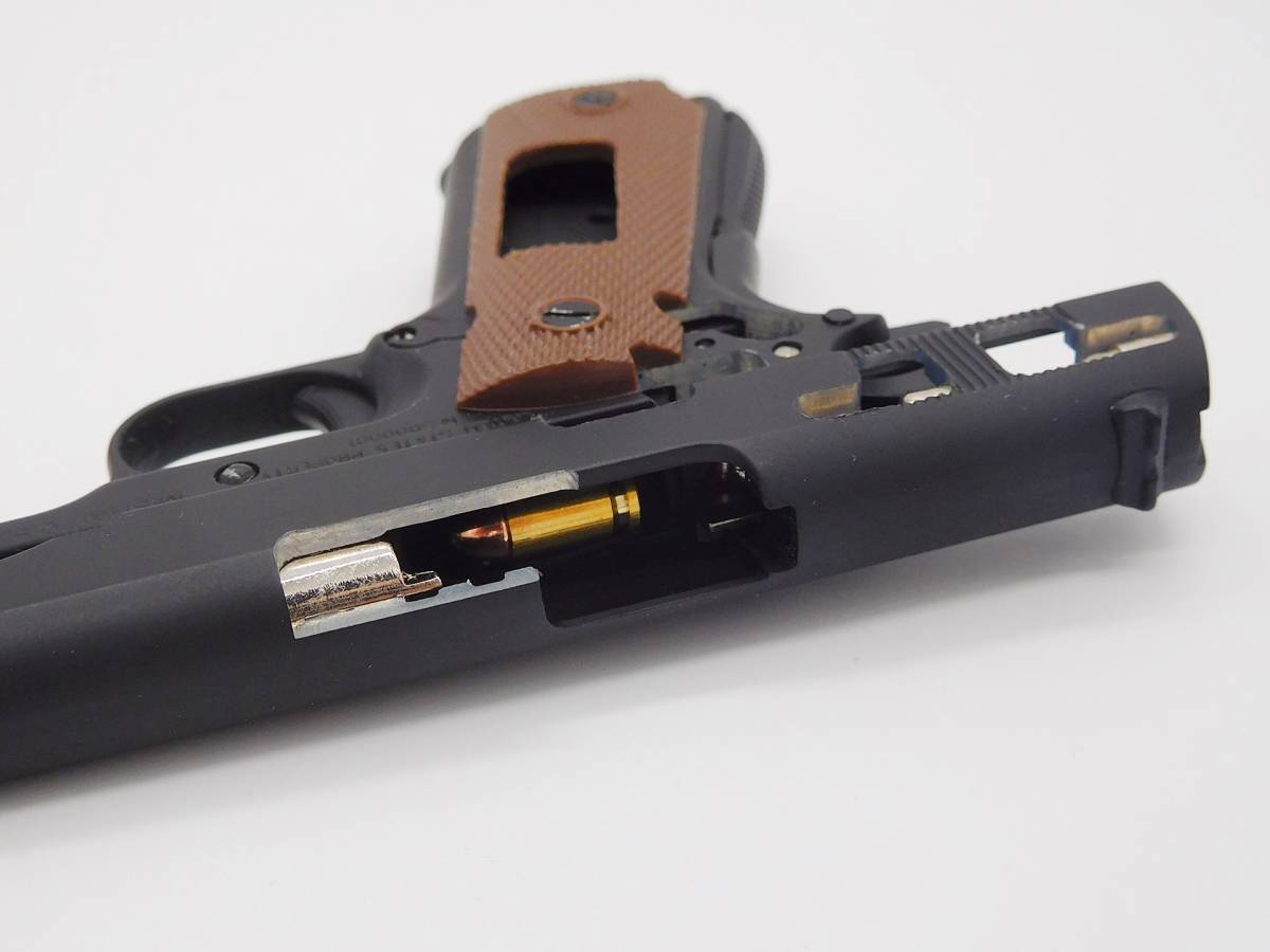 【ラスト1丁】カッタウェイモデル COLT M1911A1 1/2スケール フルメタルミニチュアモデルガン ブラック (コルト ガバメント) 5