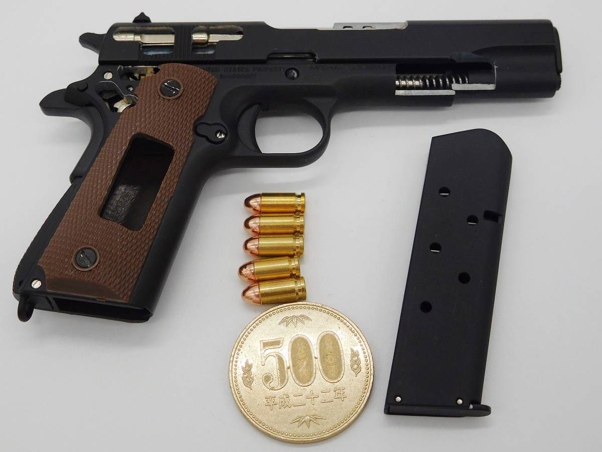【ラスト1丁】カッタウェイモデル COLT M1911A1 1/2スケール フルメタルミニチュアモデルガン ブラック (コルト ガバメント) 2
