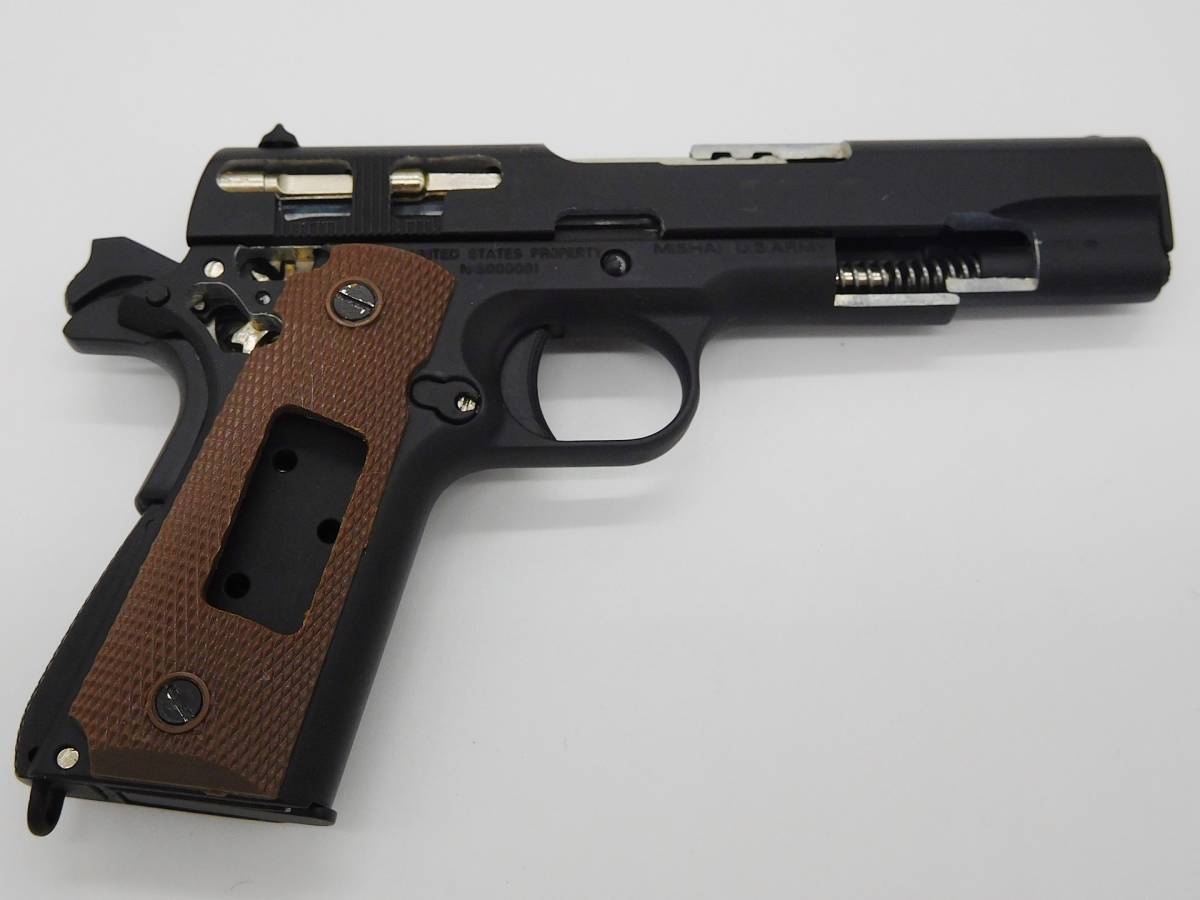 【ラスト1丁】カッタウェイモデル COLT M1911A1 1/2スケール フルメタルミニチュアモデルガン ブラック (コルト ガバメント) 8