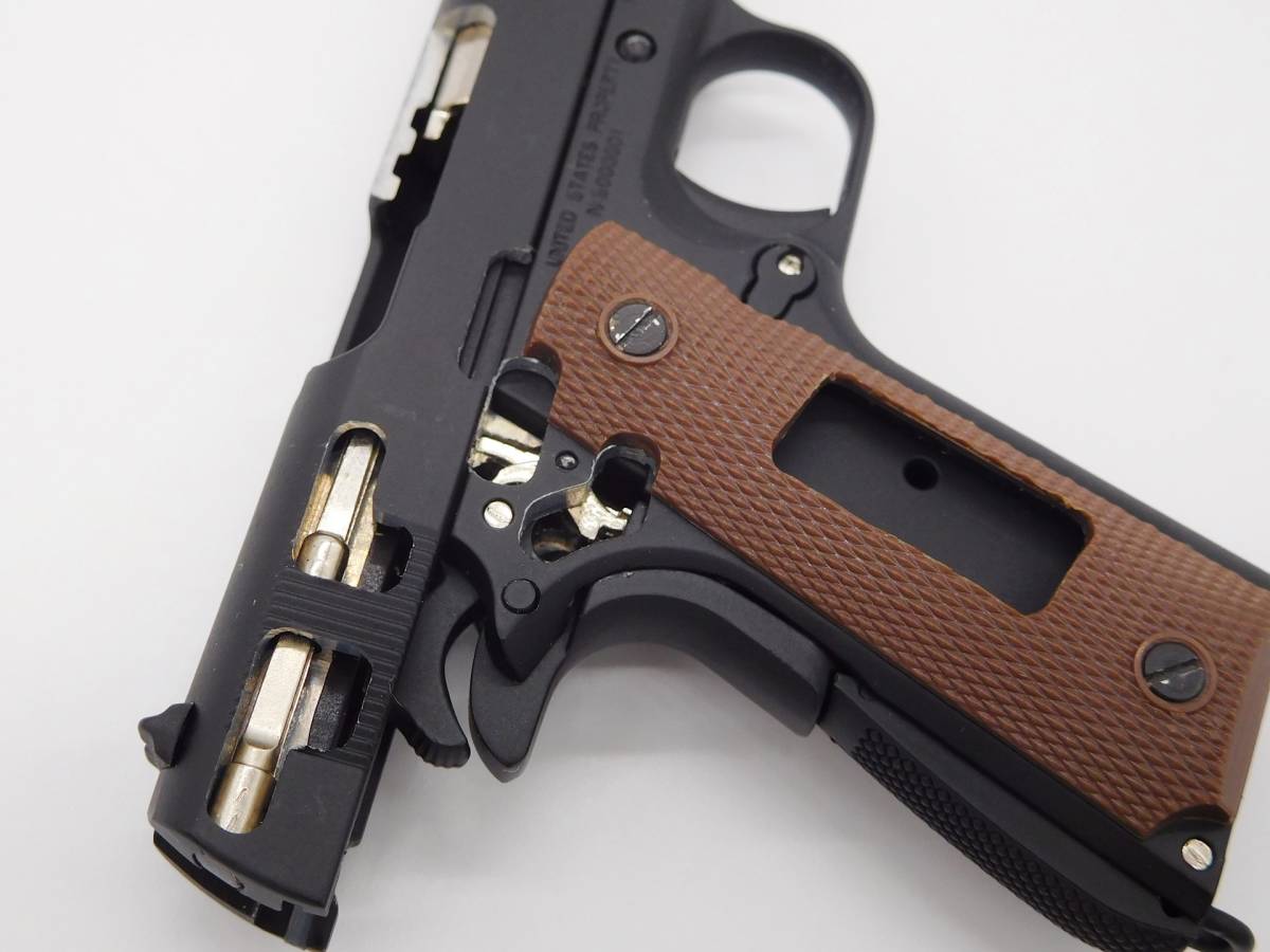 【ラスト1丁】カッタウェイモデル COLT M1911A1 1/2スケール フルメタルミニチュアモデルガン ブラック (コルト ガバメント) 6