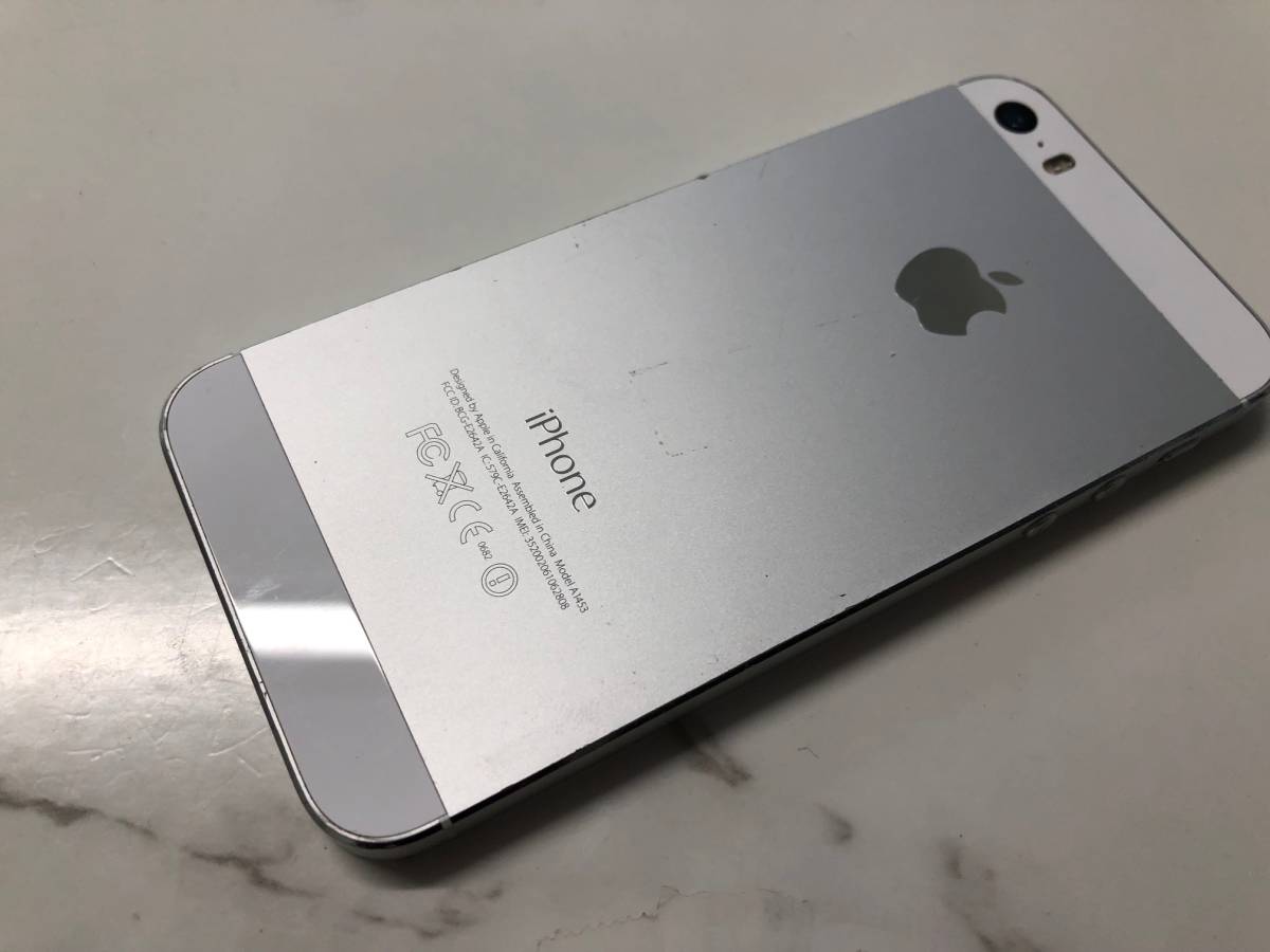 市販 iPhone 5s Silver 32 GB Softbank 完動品
