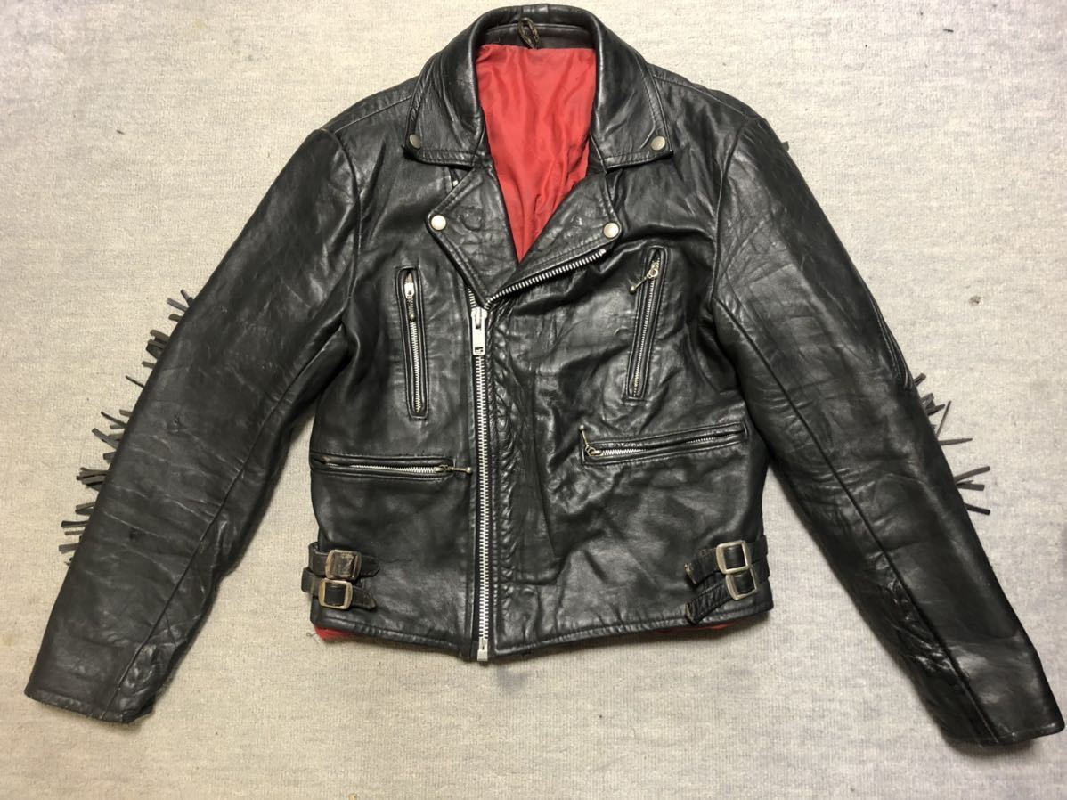 Yahoo!オークション - 70s Real Leathers ライダース 40 Yahoo!オークション - 70s Real Leathers ライダース 40