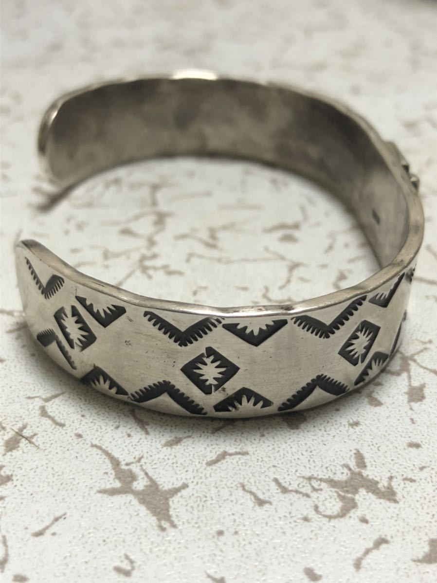  beautiful goods 30~40s Navajo bangle . silver swas TIKKA 30s 40s 50s Vintage Indian jewelry bracele BELL TRADING