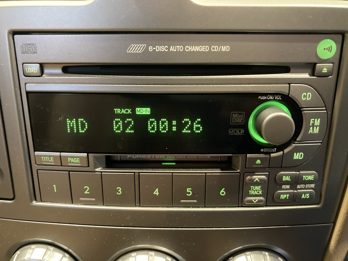 スバル フォレスター Sg 純正 カーオーディオ Cd Md 2din Pf 4090b D 6ディスクチェンジャー Subaru Cd Mdプレイヤー 売買されたオークション情報 Yahooの商品情報をアーカイブ公開 オークファン Aucfan Com