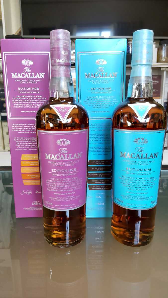 ザ マッカラン エディション No.5 & No.6 700ml 各1本 合計2本セット
