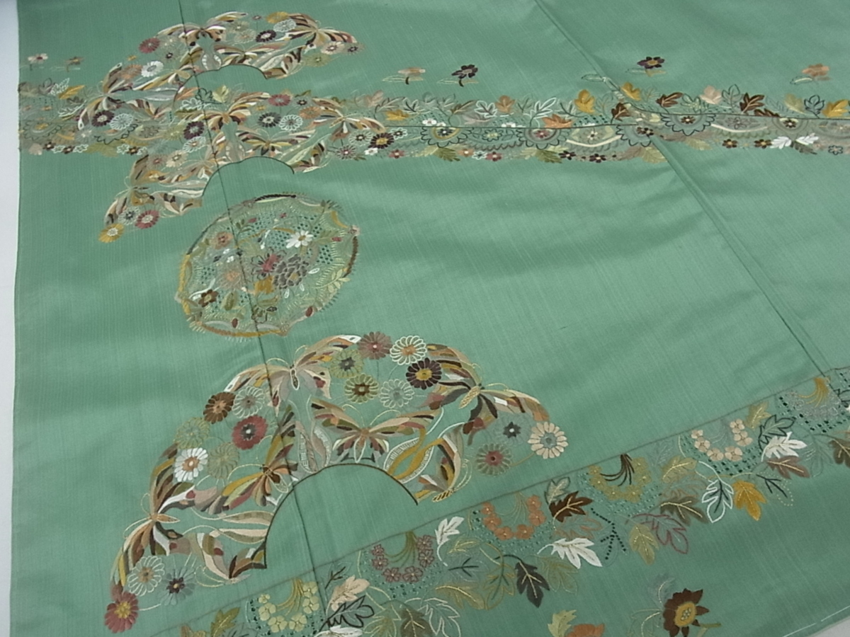 待望☆】 専用 中国三大刺繍の訪問着 未使用 正絹 - 着物 - www