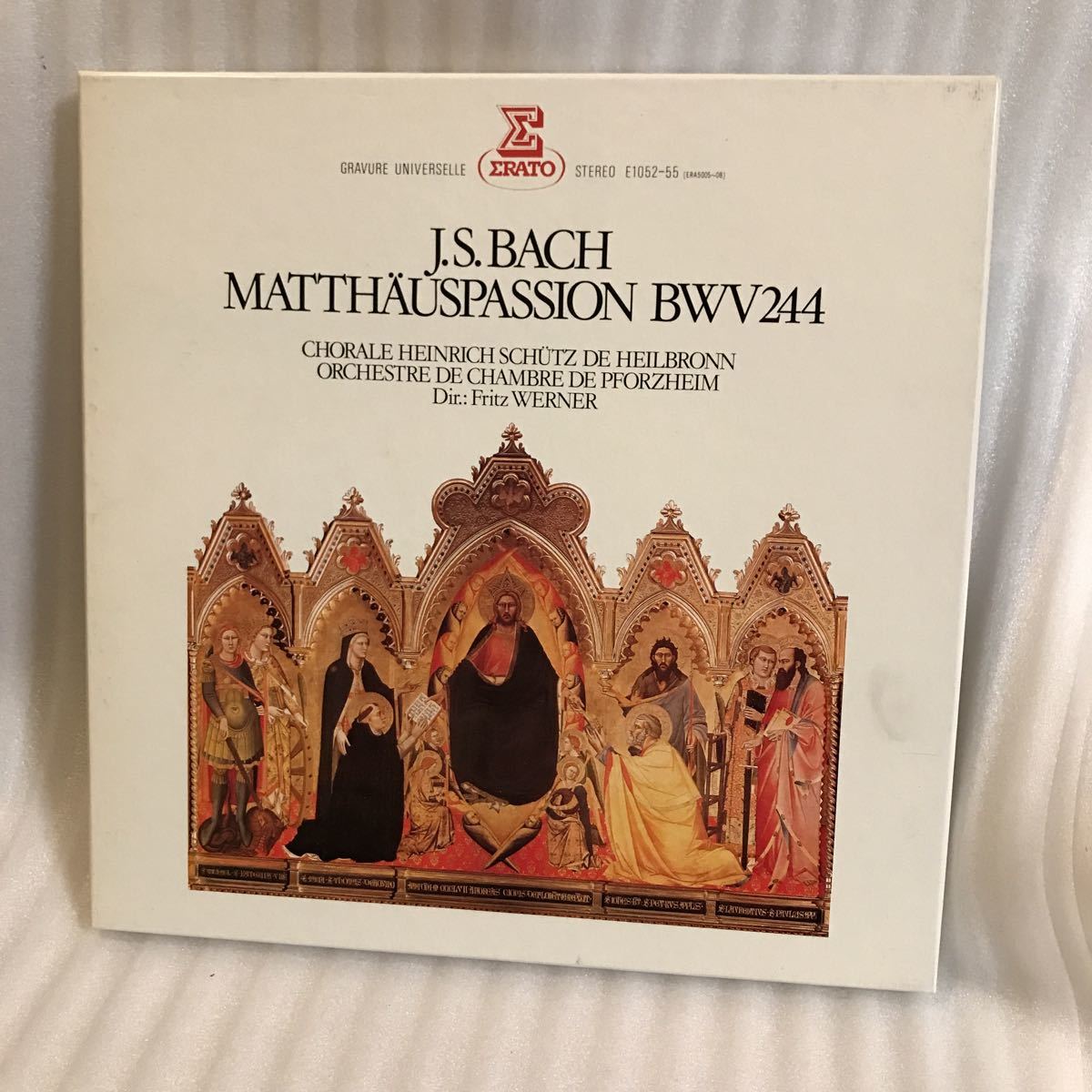 【同梱可】 LPレコード JS BACH MATTHAUSPASSION BWV244 vinyl Long Play Record_画像1