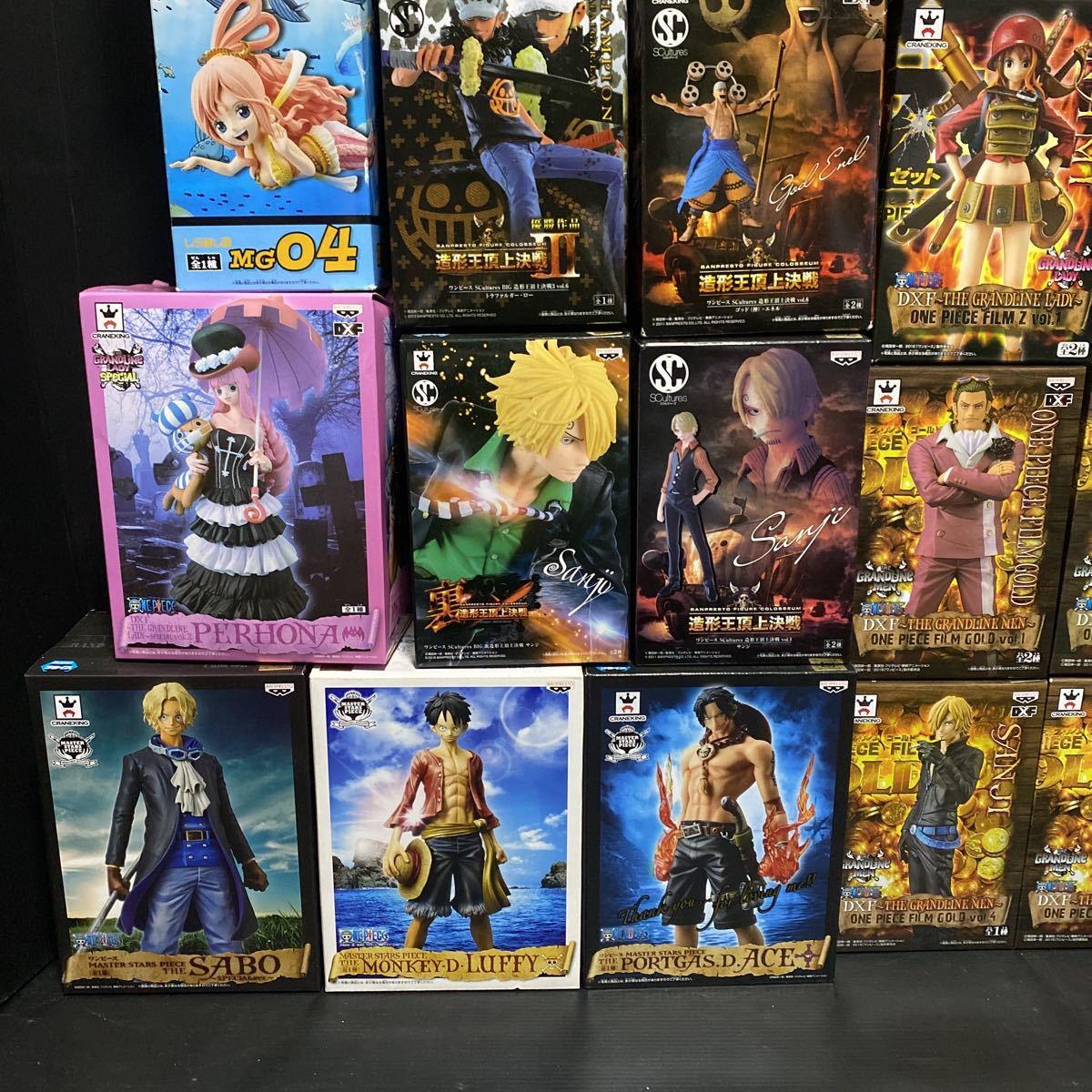 ONE PIECE フィギュア 未開封 42体 グラメン ワーコレ 造形王 MSP FILM GOLD ワノ国 美少女 ワンピース フィギュア まとめ 大量_画像4