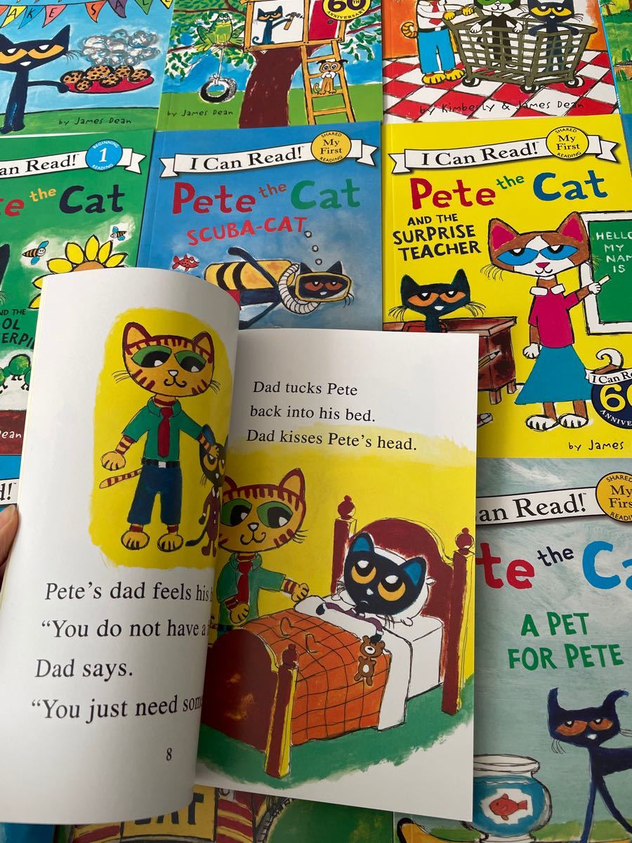 Pete the Cat 英語絵本 I Can Read19冊セットQR音源付き