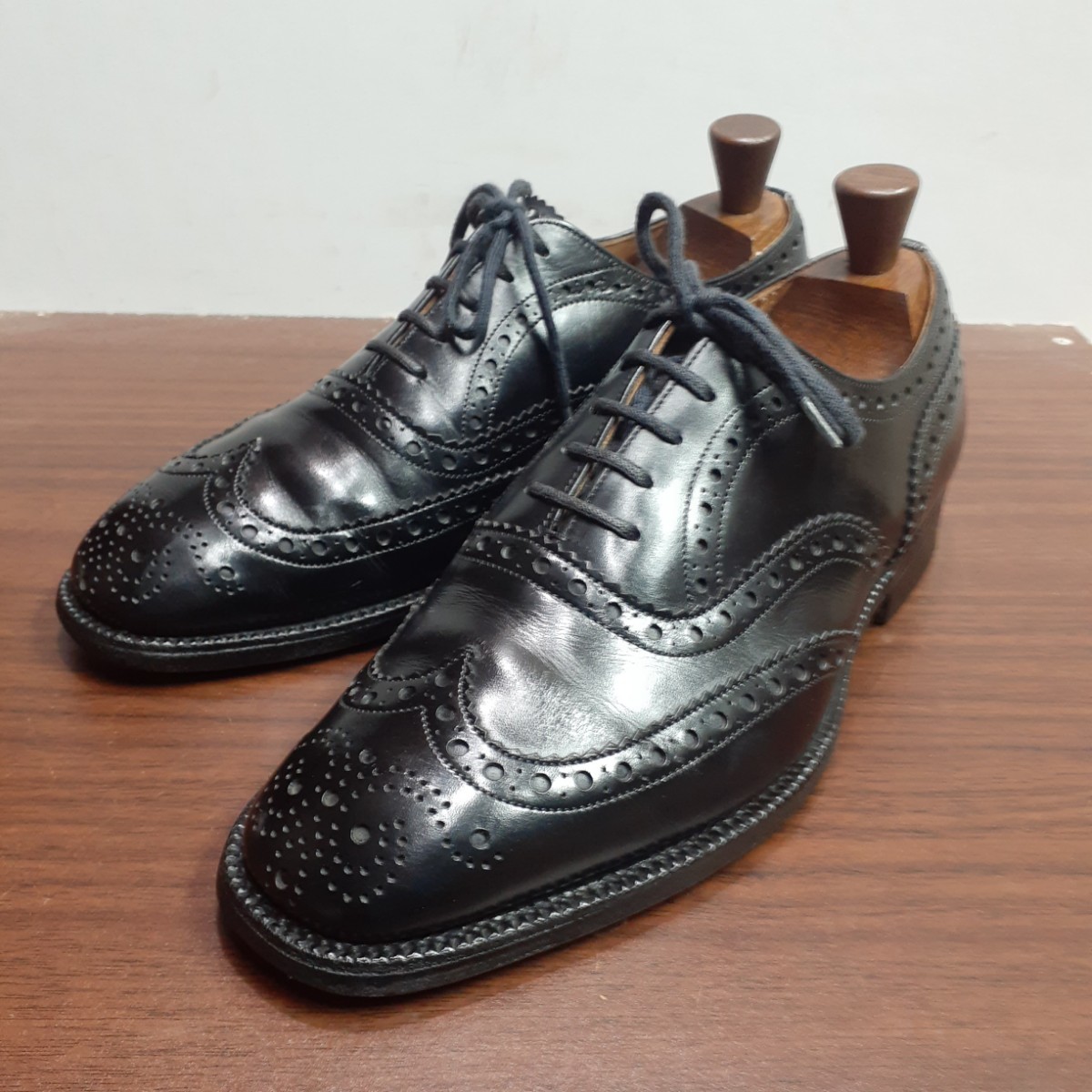 [美品] 3都市 ビンテージ 旧チャーチ 73ラスト チェットウィンド 革靴