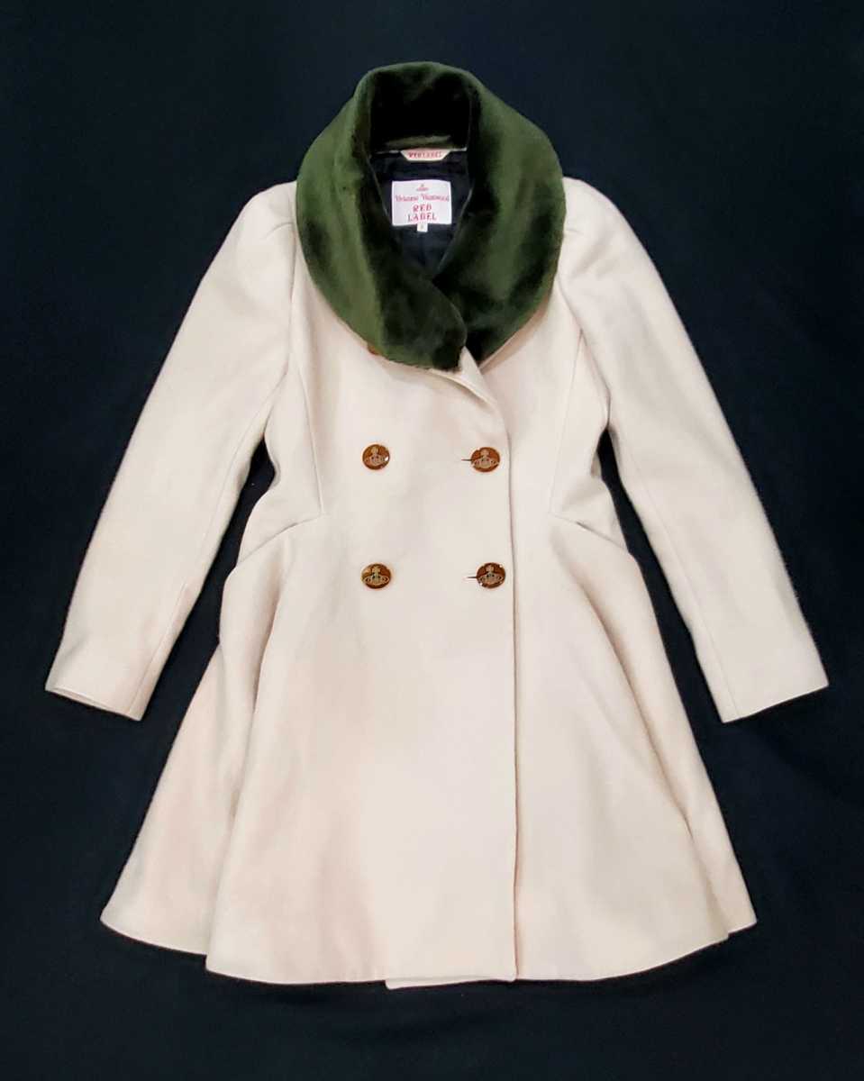 美品】 Vivienne Westwood RED LABEL 2WAY ベージュコート オーブ