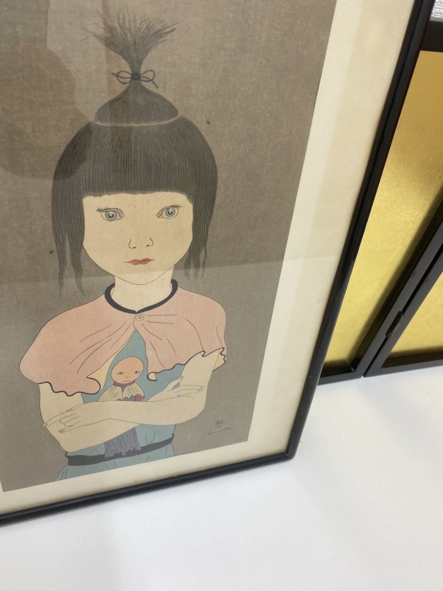 Yahoo!オークション - 藤田嗣治「人形を抱く少女」 木版画 昭和 Yahoo!オークション - 藤田嗣治「人形を抱く少女」 木版画 昭和