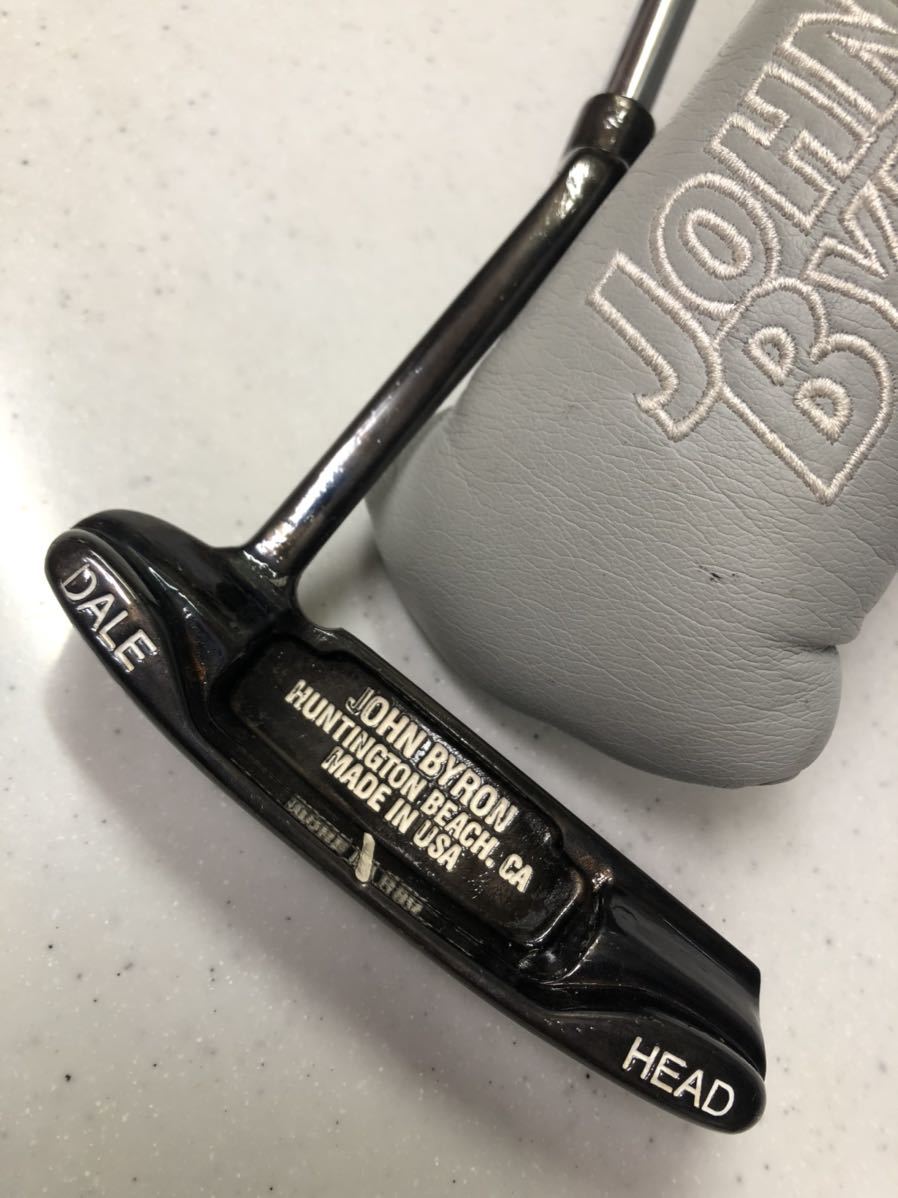 【☆人気☆】John Byron ジョン バイロン DALE HEAD デールヘッド ロングネック パター カバー付