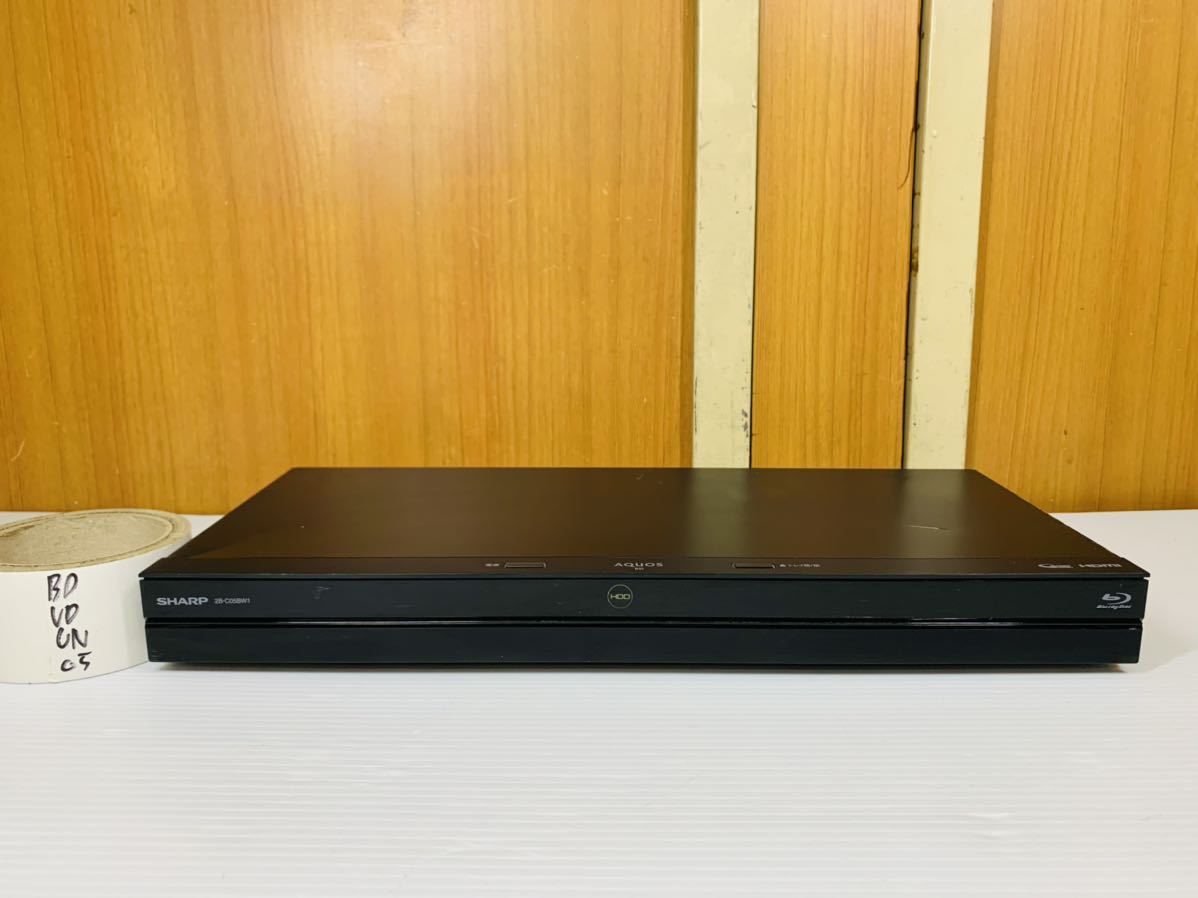 SHARP シャープ ブルーレイディスクレコーダー 2019年製 2B-C05BW1