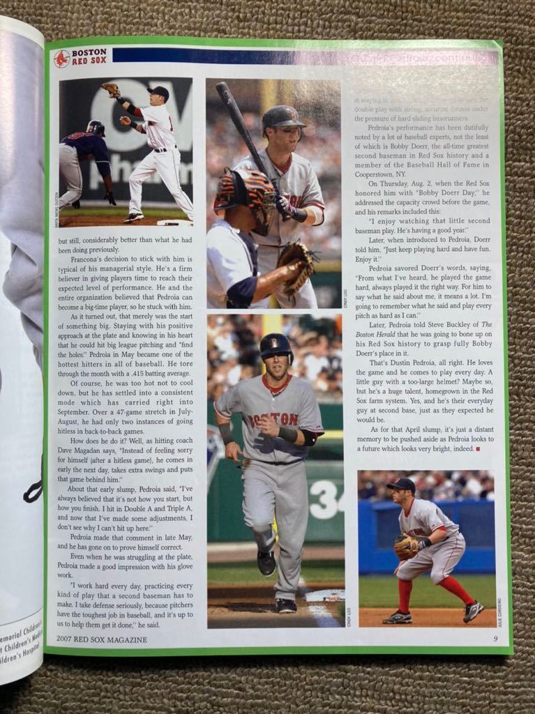 《最終値下》【MLB】416 雑誌『レッドソックス・マガジン』 松坂大輔 岡島秀樹 ボストン・レッドソックスの画像5