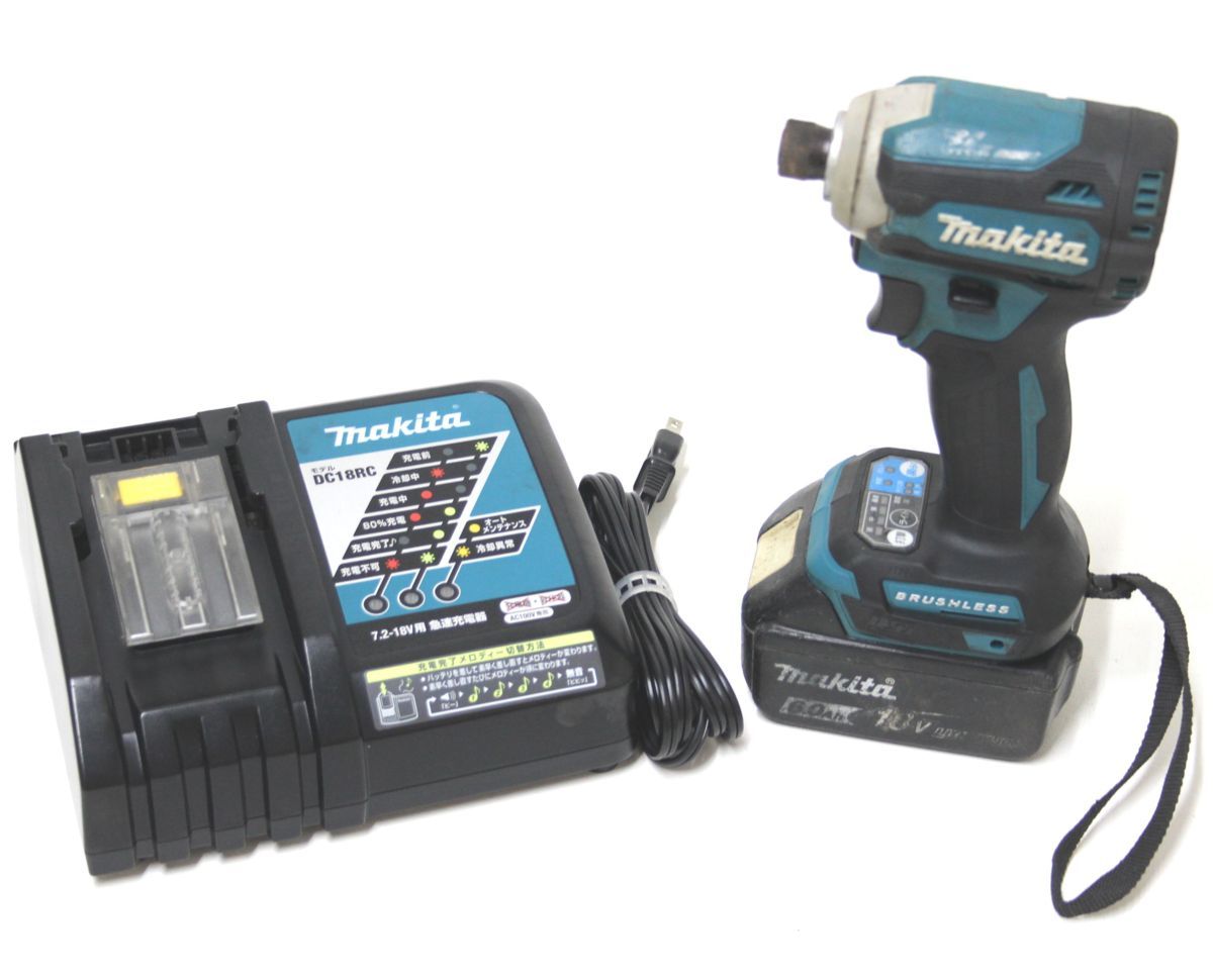 1K947 makita マキタ 充電式 インパクトドライバ TD171D 動作確認済み