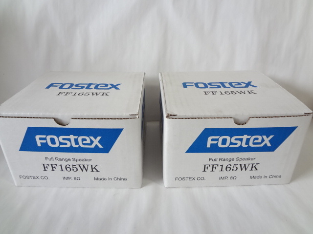 新品 未使用 FOSTEX フォステクス 2本セット フルレンジスピーカー