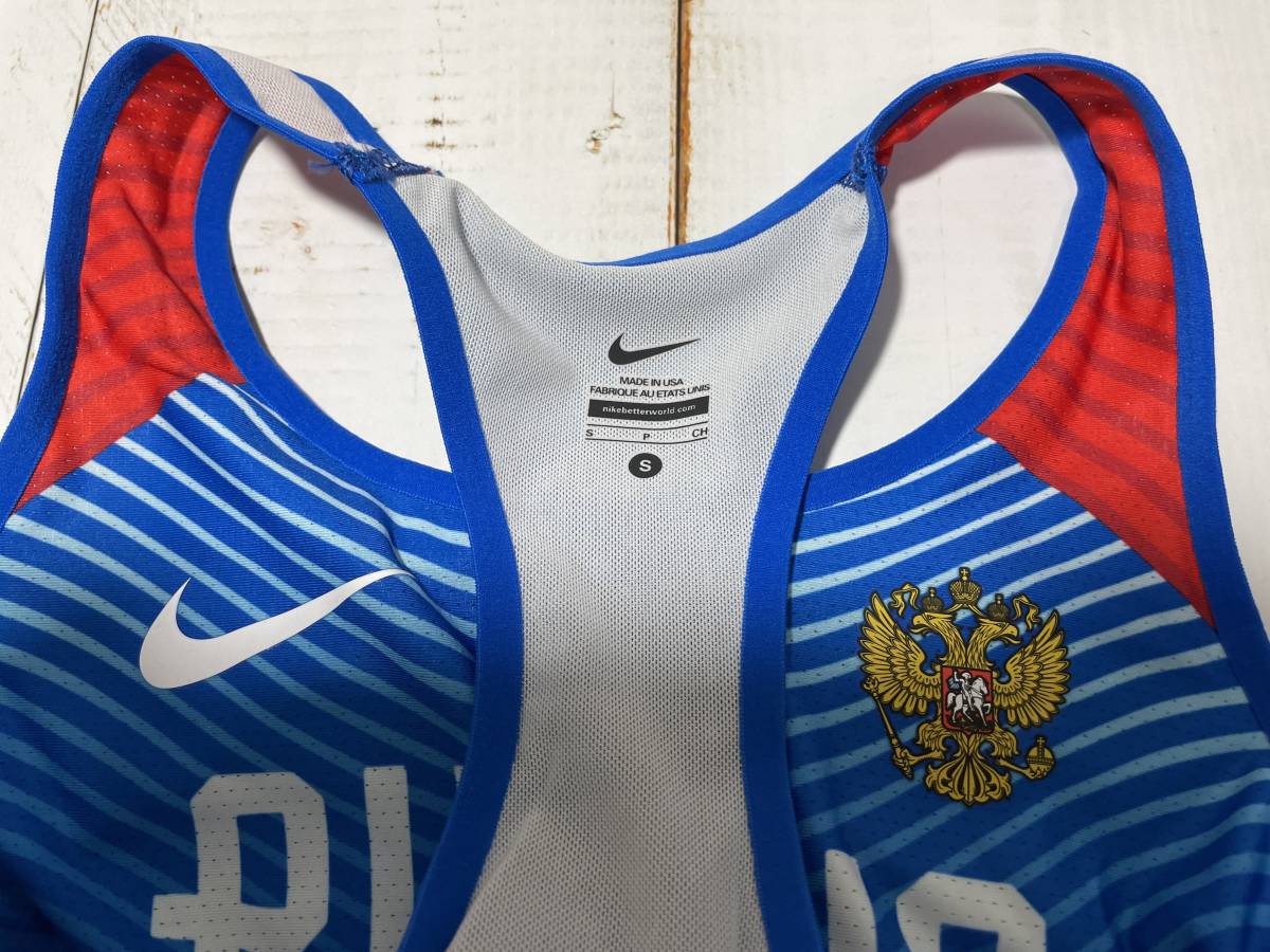 【即決】NIKE ナイキ ロシア代表 女子陸上 ユニフォーム レーシングブルマ 2018-2019年 海外S