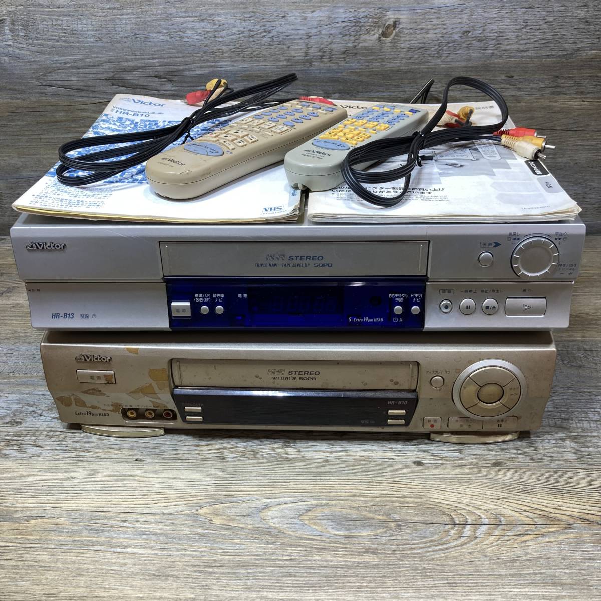 返品送料無料 Victor Amazon JVC HR-B13 VHS ビデオデッキ 動作絶好調