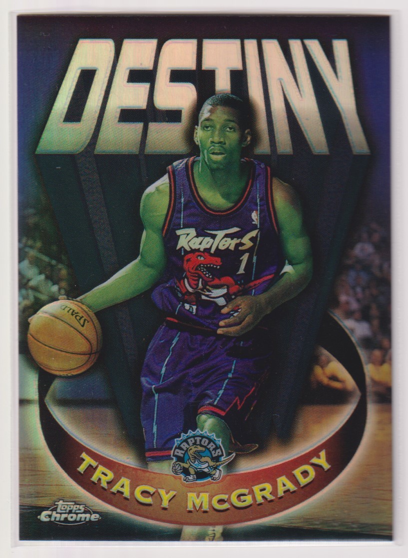 NBA TRACY McGRADY 1997-98 Topps Chrome Destiny Refractor BASKETBALL Raptors ROOKIE トレイシー マクグレディー リフラクター トップス