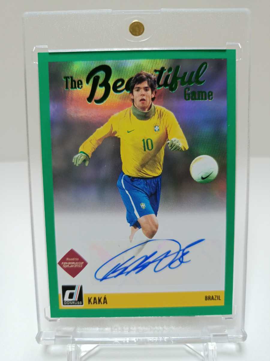 カカ ☆直筆サインカード☆ 2021 Panini Donruss Soccer Road to Qatar