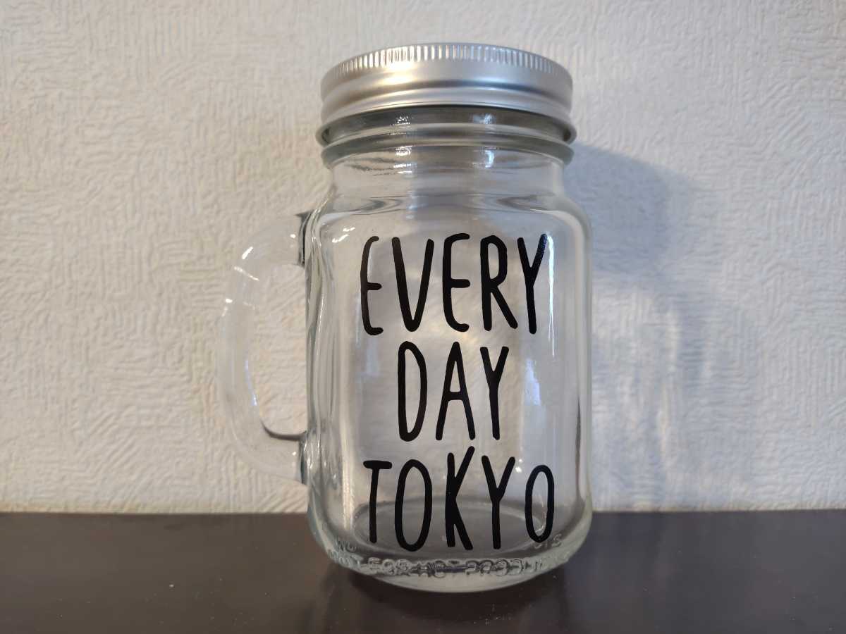 FC東京 ジャー everyday tokyo 瓶 食品保存 広口瓶 サッカー Jリーグ 食器 東京 新品 未使用 インテリア メイソンジャー _画像1