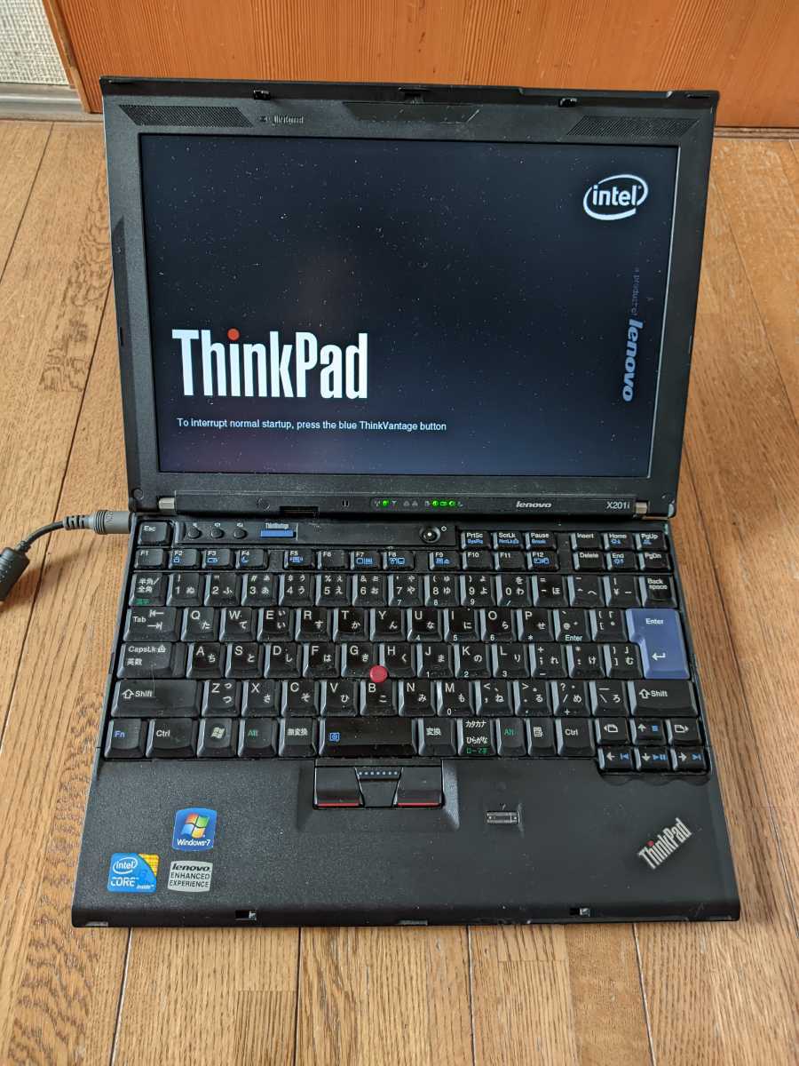 Lenovo Thinkpad x201i MS office(バックアップディスク付属) Core i3 メモリ3GB　おまけつき_画像1