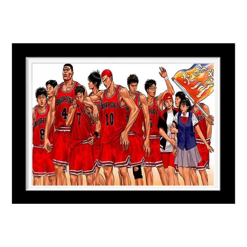 レビュー高評価のおせち贈り物 スラムダンク Slam Dunk 湘北バスケ部 限定商品 立体画 湘北バスケ 3d仕様 アート作品 タイプo その他 Hlt No