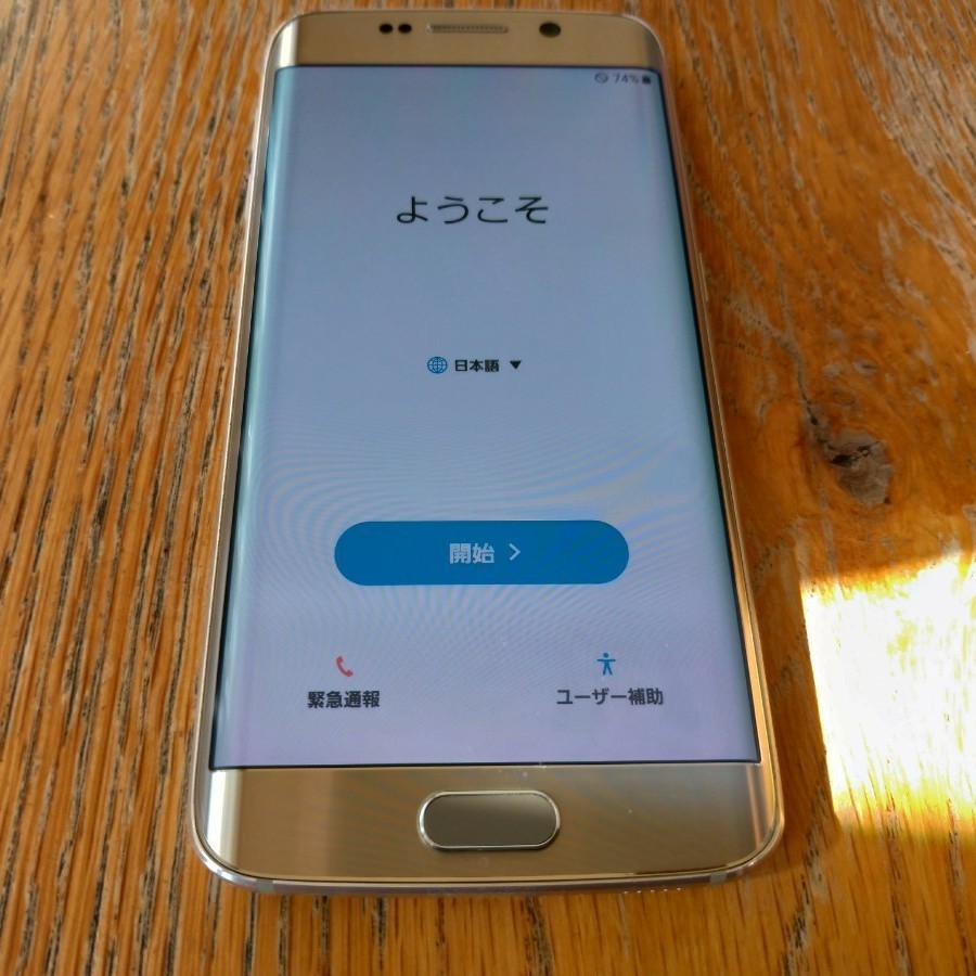 Galaxy S6 edge Gold  64 GB docomo