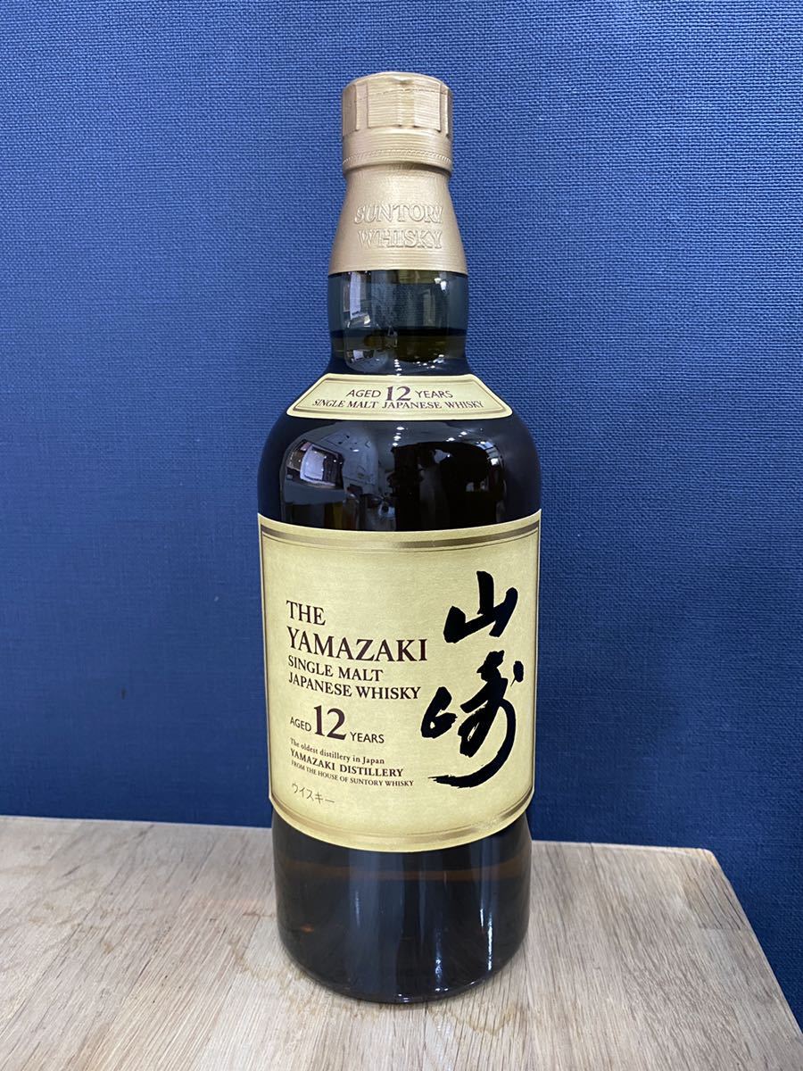 1円スタート】山崎12年 サントリーシングルモルトウイスキー 内容量