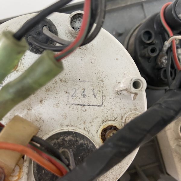 ヤンマー純正メーターパネル計器 24V YANMAR #回転計スピード ヤンマー純正メーターパネル計器 24V YANMAR #回転計スピード