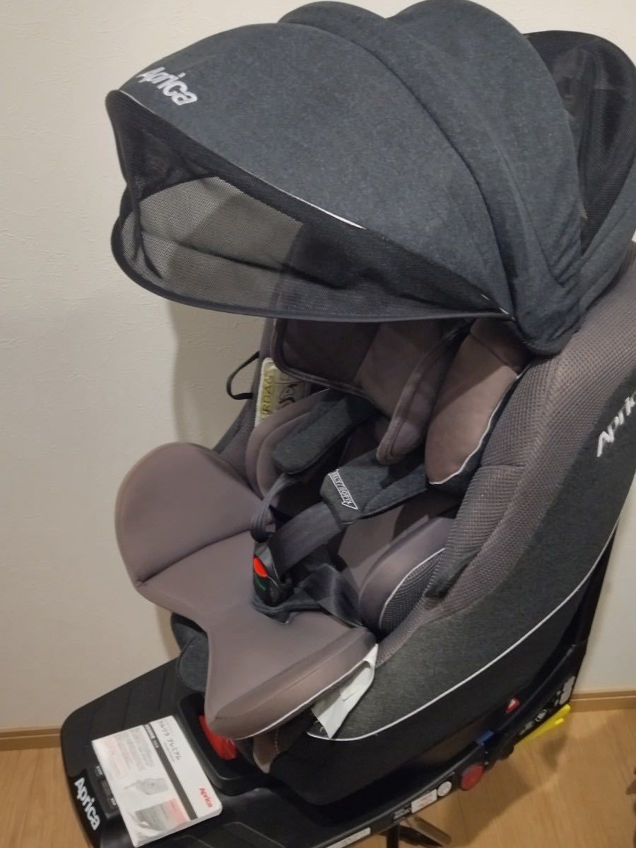 アップリカ クルリラ プレミアム AB ISOFIX チャイルドシート プレミアムグレー 回転式 新生児 説明書付き