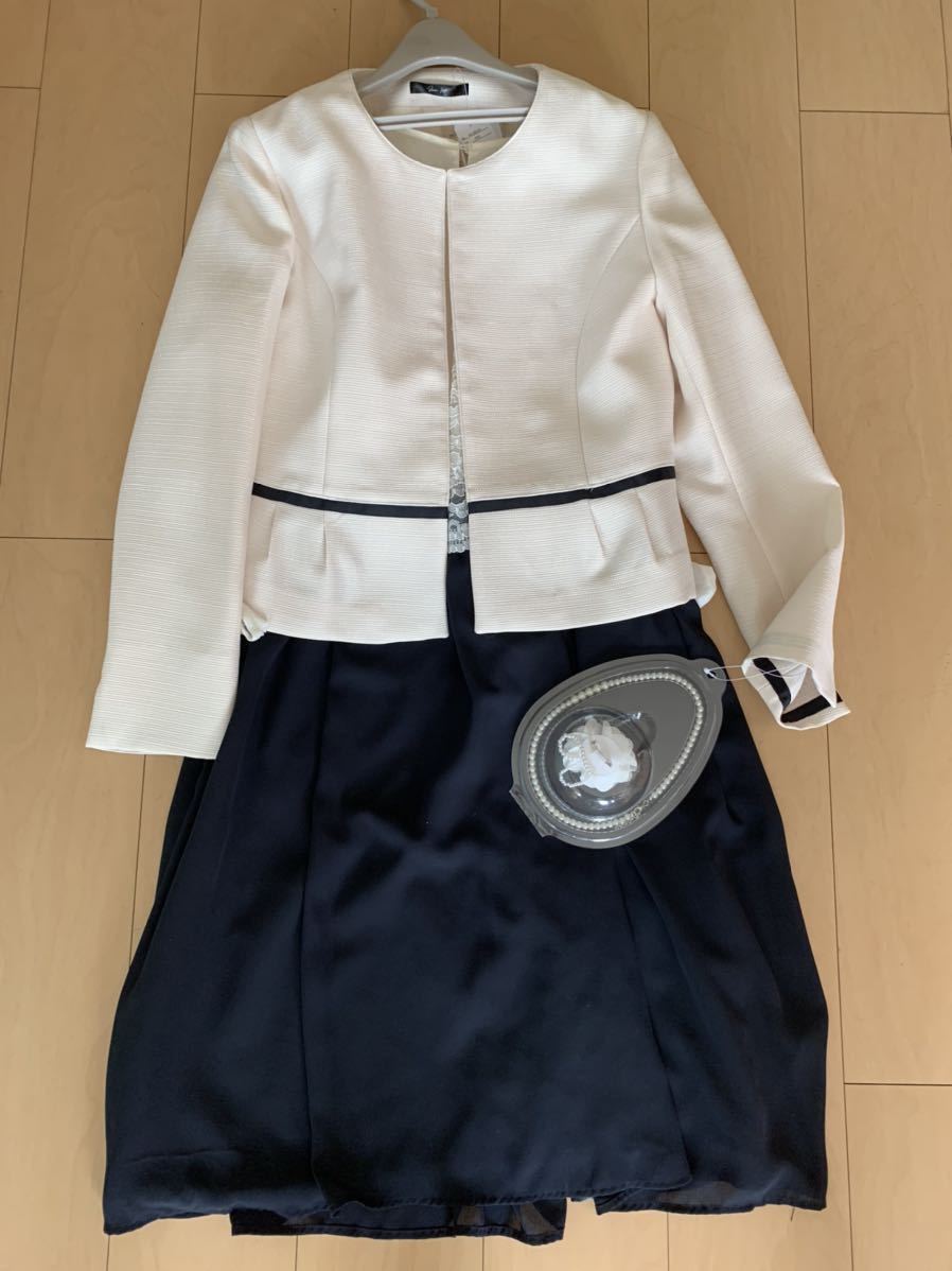 新品未使用★星玲奈 セレモニースーツ 15号 アクセサリー付き 入学式 入園式 卒園式 卒業式 しまむら 完売品 9